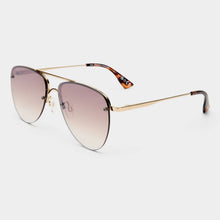 Load image into Gallery viewer, Le Specs The Prince - Gold Brown Grad Flash Mirror