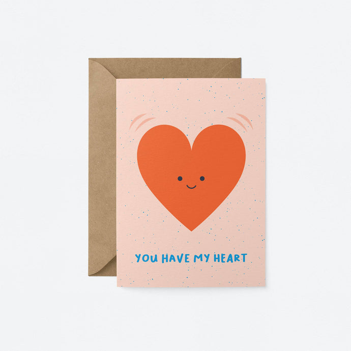 Graphic Factory You Have My Heart Love Greeting Card