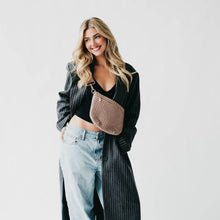 Load image into Gallery viewer, Pretty Simple Suede Westlyn Woven Bum Bag - 2 Colors