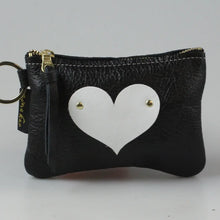 Load image into Gallery viewer, Zina Kao The Kara Metallic Applique Wallet - HEART