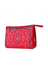 Load image into Gallery viewer, Haute Shore Bandana Print Pouch - 3 Colors