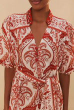 Load image into Gallery viewer, Farm Rio Tropical Cameo Off White Maxi Dress