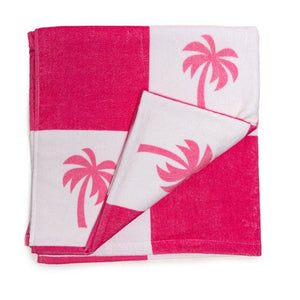 Living Royal Pool Towel - Checker Palm