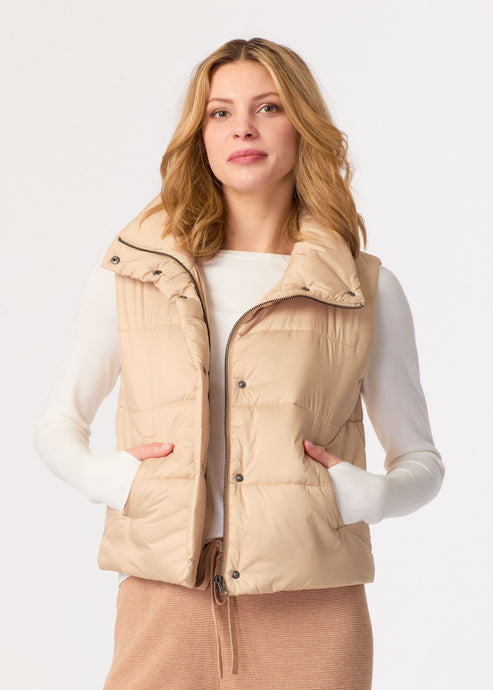 J. Society Nylon Puffer Vest - 2 Colors