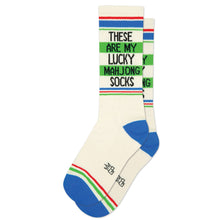 Load image into Gallery viewer, Gumball Poodle - These Are My Lucky Mahjong Socks Gym Crew Socks