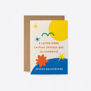 Graphic Factory Sunshine Birthday Greeting Card