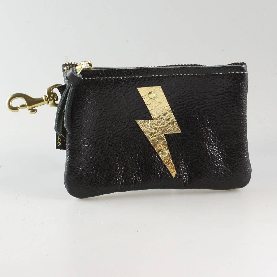 Zina Kao The Kara Wallet Lightening Bolt Applique - 3 Colors