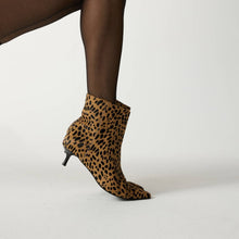 Load image into Gallery viewer, Yosi Samra Soho Boot - Leopard Calf Hair