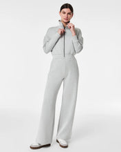 Load image into Gallery viewer, Spanx AirEssentials Long Sleeve Wide Leg Jumpsuit - Light Heather Grey