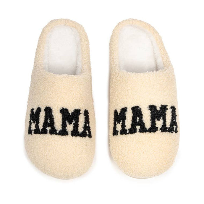 Living Royal Indoor/Outdoor Mama Slippers - Cream