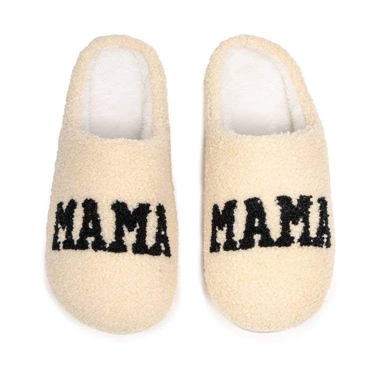 Living Royal Indoor/Outdoor Mama Slippers - Cream