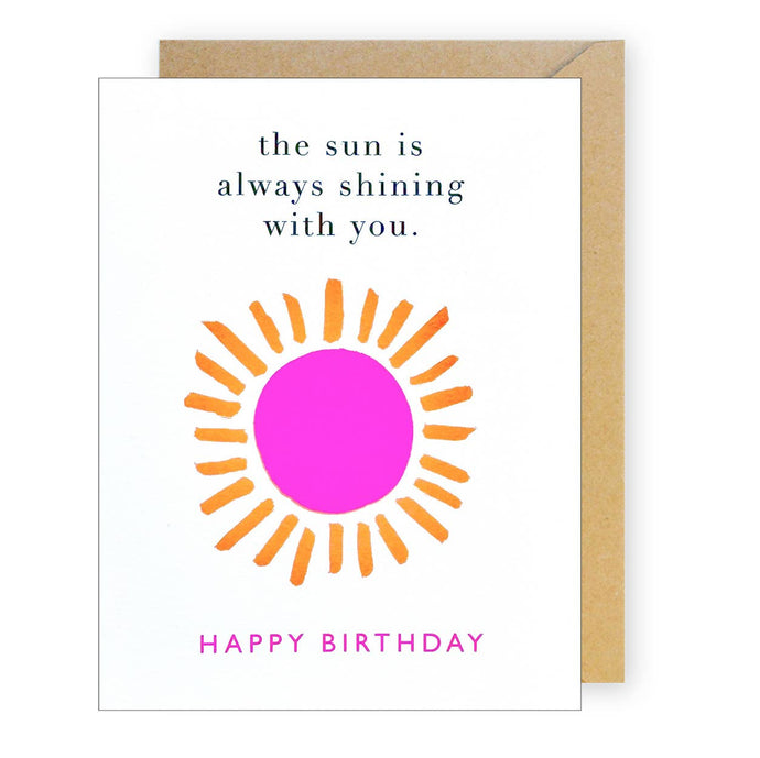 J.Falkner Cards Bright Sunshine Birthday