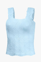 Load image into Gallery viewer, Soli Echo - Textured Sleeveless Tank Top: BLACK / S