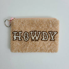 Load image into Gallery viewer, Tiana Designs Beaded Coin Purse - Howdy (3 Colors)