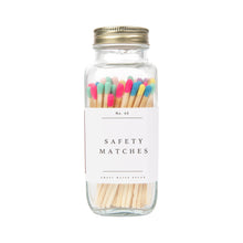 Load image into Gallery viewer, Sweet Water Decor Safety Matches - Multicolor Rainbow Tip