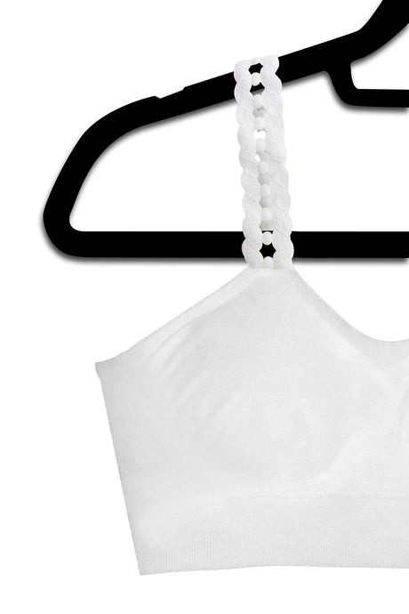 strap-its Loop Straps Attached to White Bra
