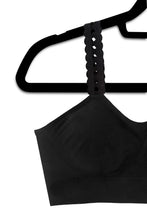 Load image into Gallery viewer, strap-its BLACK ATTACHED Straps Bra - 3 Strap Designs