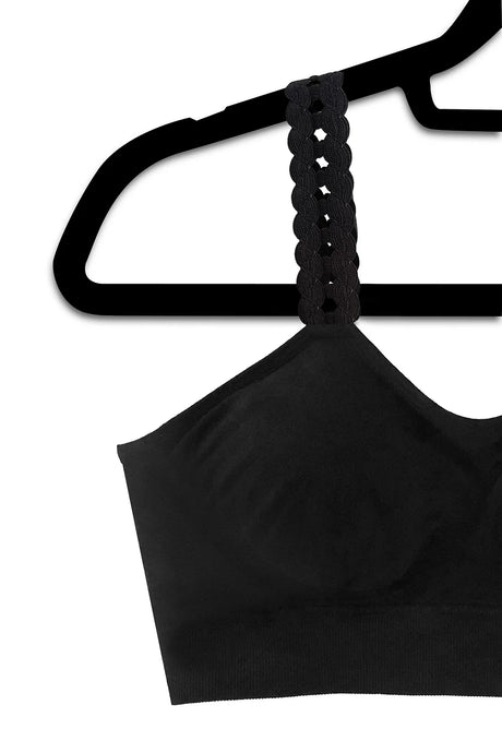strap-its Loop Straps Attached to Black Bra