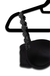 strap-its BLACK BASIC Bra - Interchangeable Straps