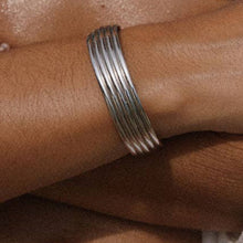 Load image into Gallery viewer, Luv AJ The Ridged Positano Cuff - 2 Colors
