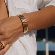 Load image into Gallery viewer, Luv AJ The Ridged Positano Cuff - 2 Colors
