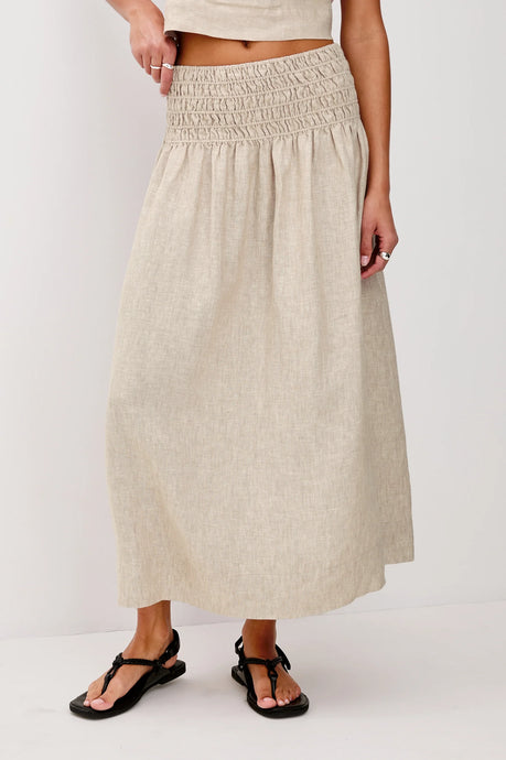 Rails Alessa Skirt - Heathered Flax