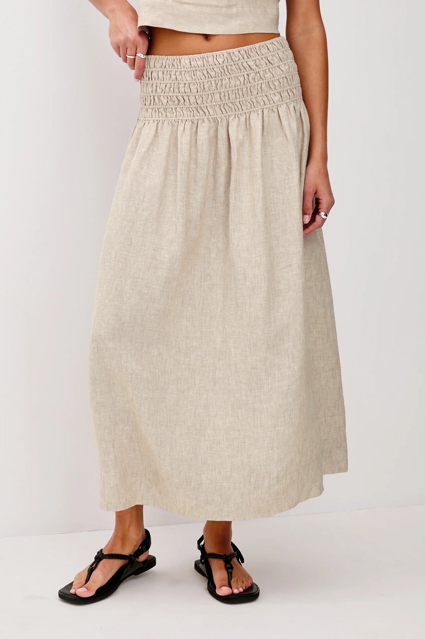 Rails Alessa Skirt - Heathered Flax