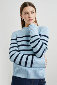 Rails Alise Sweater - Sky Navy Stripe