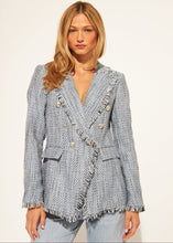 Load image into Gallery viewer, JOHN + JENN Andres Blazer - Denim Tweed