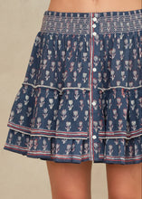 Load image into Gallery viewer, M.A.B.E. Ari Mini Skirt - Indigo