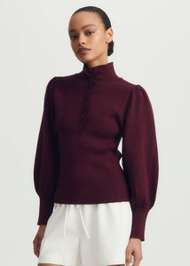 Melissa Nepton Ash Sweater - Burgundy
