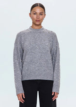 Load image into Gallery viewer, Pistola Aura Relaxed Crew Neck Sweater - Charcoal Diamonte