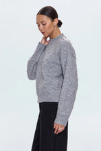 Load image into Gallery viewer, Pistola Aura Relaxed Crew Neck Sweater - Charcoal Diamonte