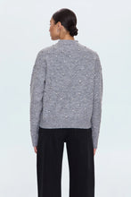 Load image into Gallery viewer, Pistola Aura Relaxed Crew Neck Sweater - Charcoal Diamonte