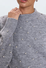 Load image into Gallery viewer, Pistola Aura Relaxed Crew Neck Sweater - Charcoal Diamonte