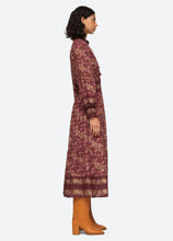 Load image into Gallery viewer, Sea Giulia L/S Dress - Maroon