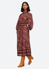 Load image into Gallery viewer, Sea Giulia L/S Dress - Maroon