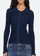 Load image into Gallery viewer, Sea Ruby Cardigan - Navy