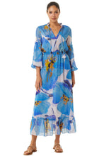 Load image into Gallery viewer, Misa Amata Dress - Blue Poppy