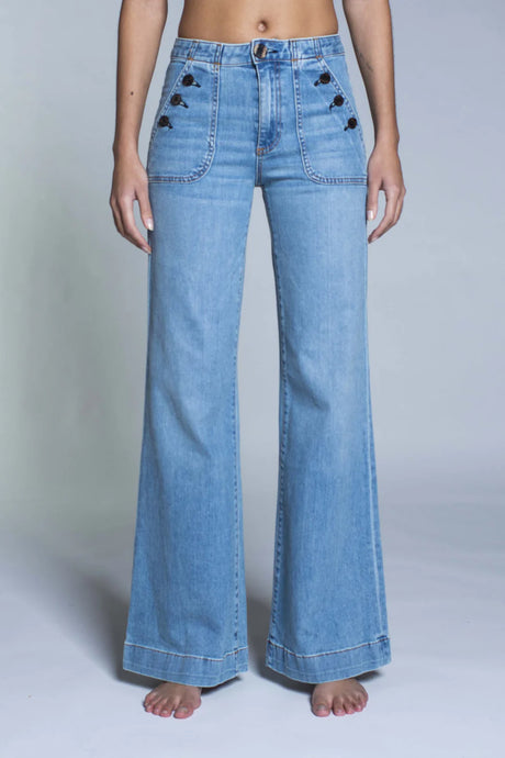 ASKK NY Brick House Wide Leg Dynomite - Harbour