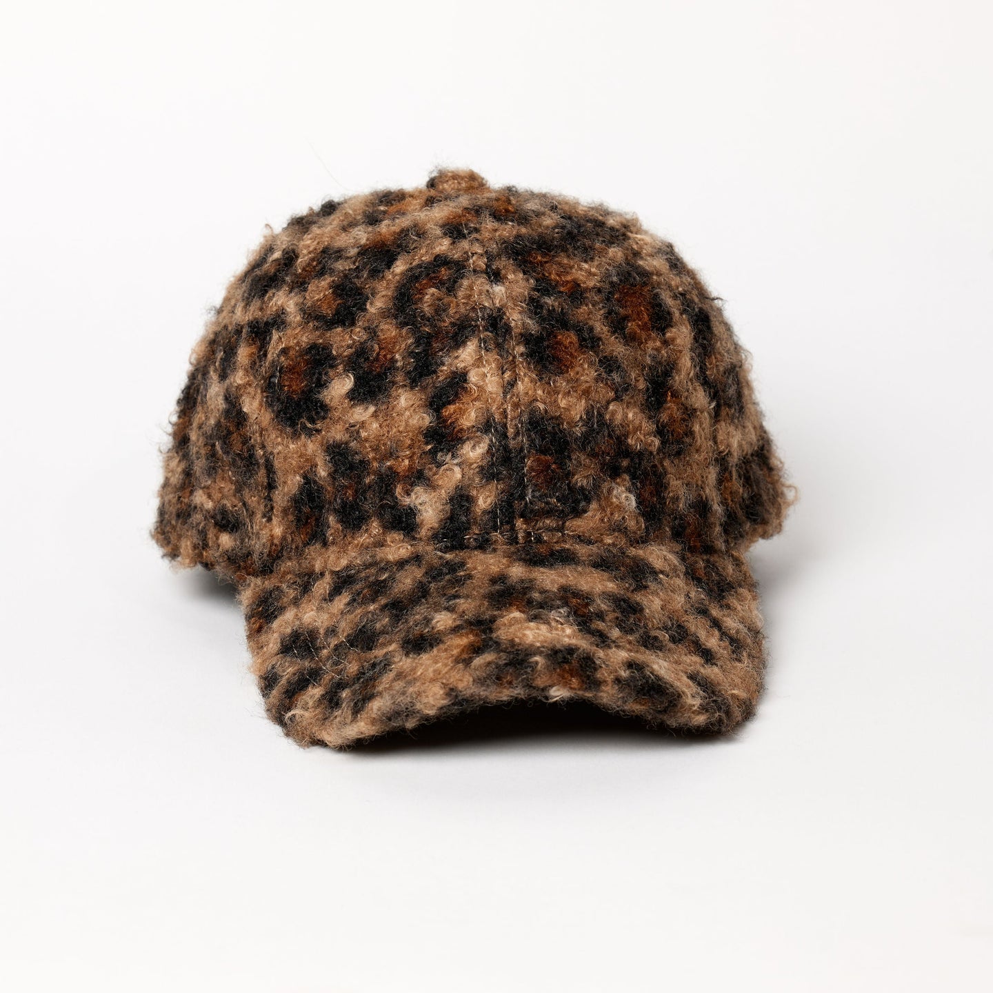 Hat Attack Novelty Sherpa Cap - Leopard