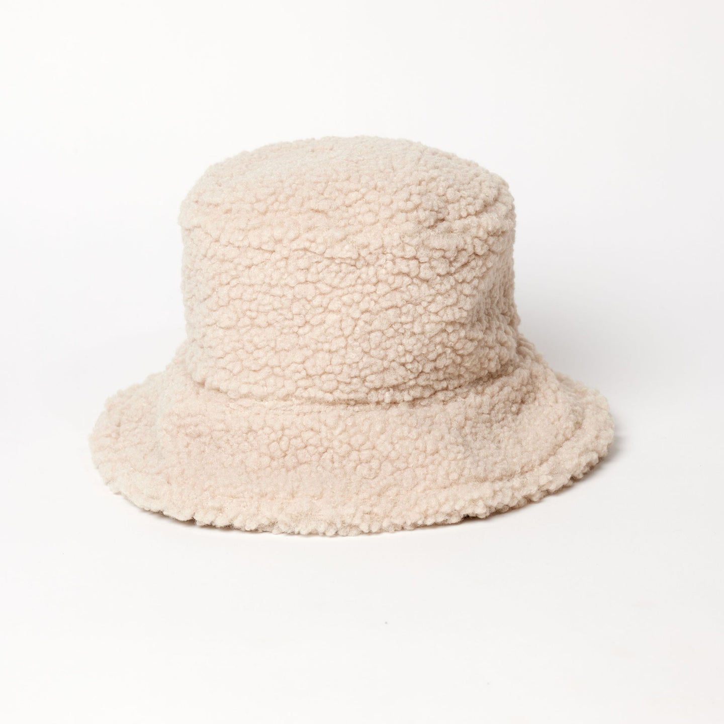 Hat Attack Sherpa Reversible Bucket Hat - Natural