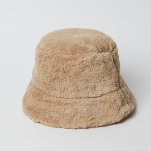 Hat Attack Faux Fur Bucket Hat - 2 Colors