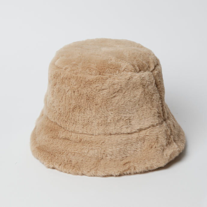Hat Attack Faux Fur Bucket Hat - 2 Colors
