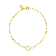 Load image into Gallery viewer, FYB Bea Heart Bracelet - Gold