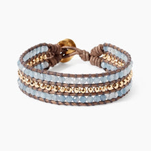 Load image into Gallery viewer, Chan Luu Sedona Single Wrap Bracelet - Aquamarine