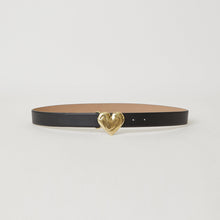 Load image into Gallery viewer, B-Low Hailey Leather Belt - Black Brass