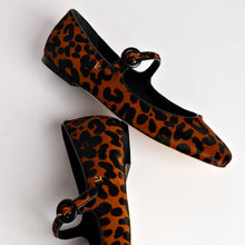 Load image into Gallery viewer, Larroude Blair Ballet Flat - Leopard Print Calf Hair