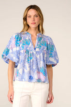 Load image into Gallery viewer, Poupette St. Barth Blouse Flores - Blue Padang