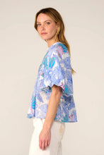 Load image into Gallery viewer, Poupette St. Barth Blouse Flores - Blue Padang